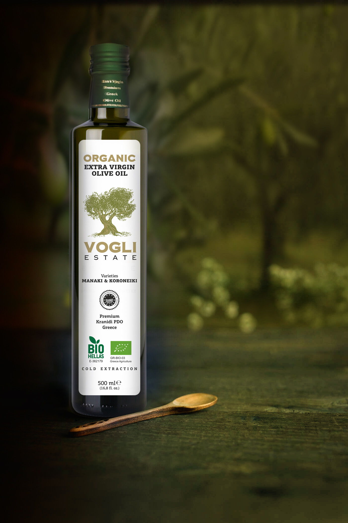 Vogli Estate Organic EVOO